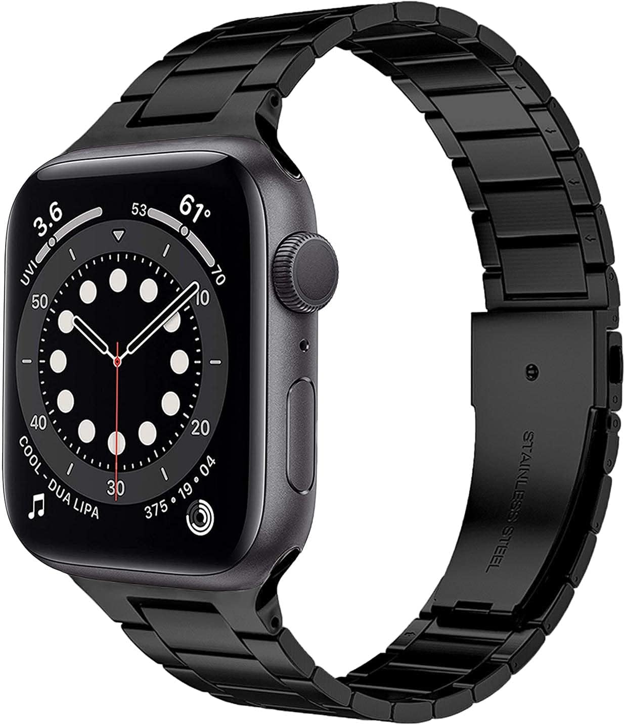 Miimall Watch Strap Compatible with Apple Watch Series 1/2/3/4/5/6/SE 38mm 40mm