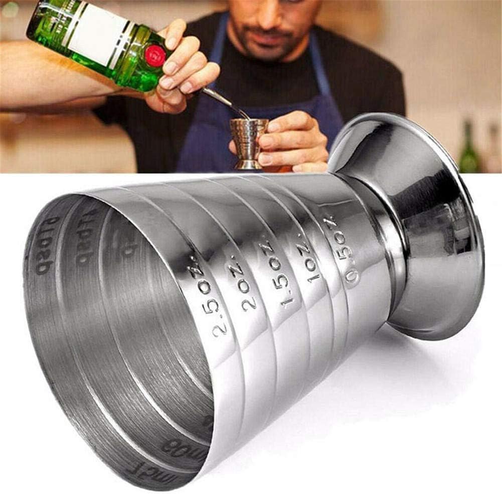Mrinb 75ML Bartending Measuring Cup Ounce Measuring Cup MultiFunction Mixing Cup Barware Jigger