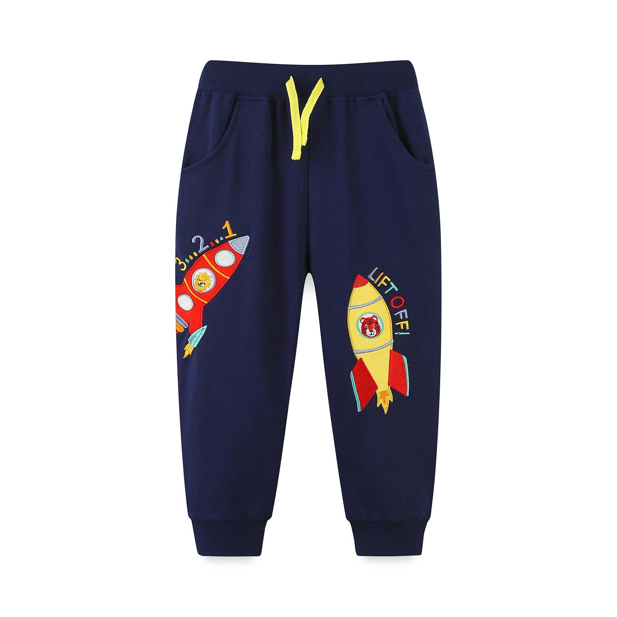 Ysoea Toddler Boys Cotton Jogger Pants Graphic