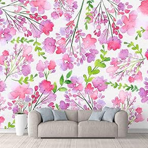 Wall Mural Beautiful Pattern Colorful Texture Removable Self-Adhesive Large Wallpaper - 66x96 inches