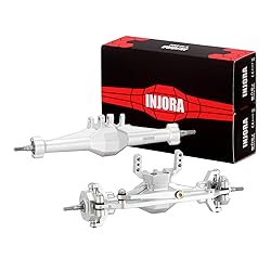 INJORA +4mm Diamond Axles with Lay Down Servo Mount