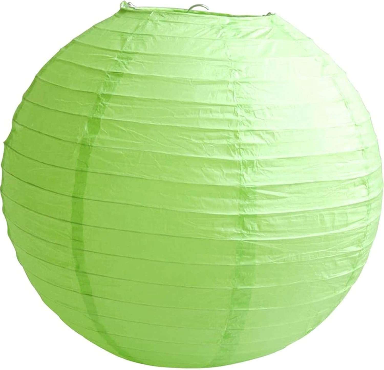 A Liittle Tree- Lime Round Paper Lanterns Wedding Birthday Party Decorations (8 Inches, 20 cm)