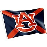 Desert Cactus Auburn University AU Flag - 3 x 5 Feet Tigers Banner, Indoor/Outdoor Durable Fabric, 100% Polyester Design (Style D)