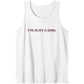 Original I’m Just A Girl Y2k Aesthetic Tank Top