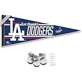 WinCraft Los Angeles Dodgers Pennant Banner and Wall Tack Pads