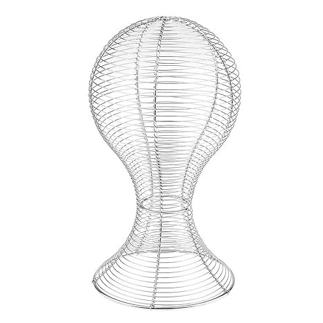 Petsola 3 Wigs Metal Hair Head Colours Single White Silver