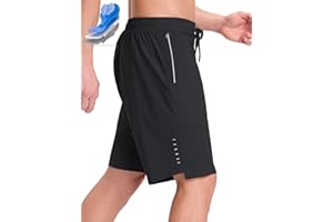 baleaf Men's Mountain Bike Shorts 4D Padded Loose-fit MTB Cycling Lightweight Bicycle Biking Shorts Zipper Pockets