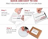 JeeJaan 100 Pcs Plain Document Enclosed Wallets A5 225x165mm Peel & Seal view 2