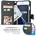 iPhone 6 Plus Case, BUDDIBOX [Wrist Strap] Premium PU Leather Wallet Case with [Kickstand] Card Holder and ID Slot for Apple iPhone 6 Plus, (Black)