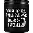 Gifts for Men, Funny Anniversary Romantic Gift for Him Boyfriend Husband, Valentine's Day Gifts, Christmas Gifts, Birthday Gifts for Men Him BFF Friend, Best Online Dating Present, Scented Candle