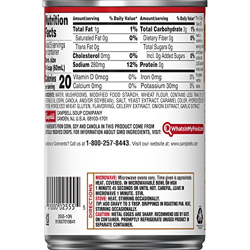 Campbell's Gravy, Mushroom, 10.5 oz. Can
