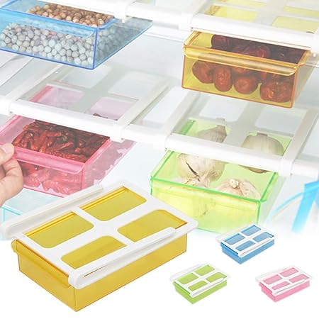 EFGS Plástico Cocina Refrigerador Nevera Almacenamiento Estante ...