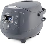 Yum Asia Panda Mini Rice Cooker 3.5 Cup Ninja Ceramic Bowl 7-Stage Fuzzy Logic