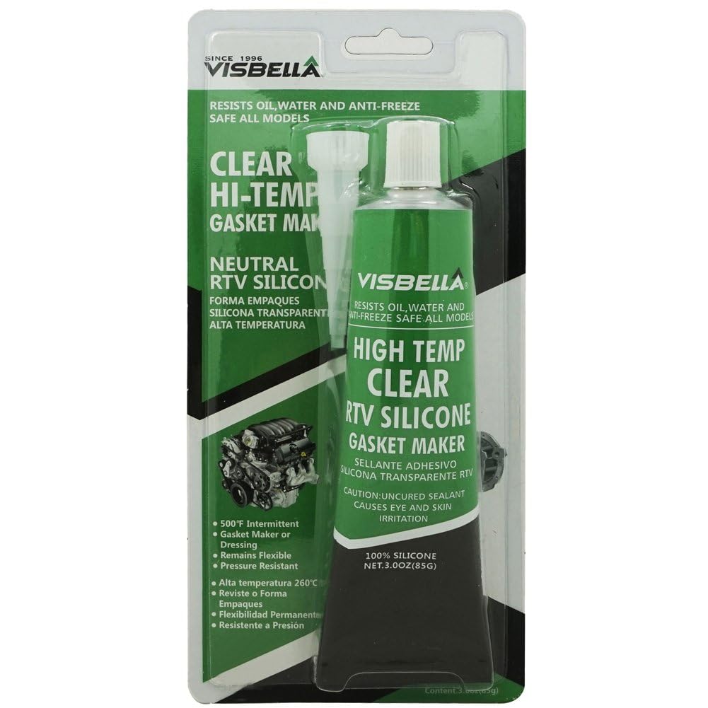 Visbella Silicone Oven Glass Door Gasket Seal High Temperature Heat Resistant from -80ºF to 500ºF (Clear)