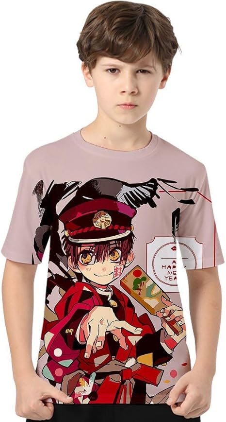 Amazon Co Jp Tシャツ 花子くん 八尋寧々 源光 三葉惣助 地縛少年花子くん 子供服 上着 通気 吸汗 夏トップス キッズ 男の子 女の子 キッズ半袖 可愛い プリントtシャツ 白い 02 Size 150cm ホーム キッチン