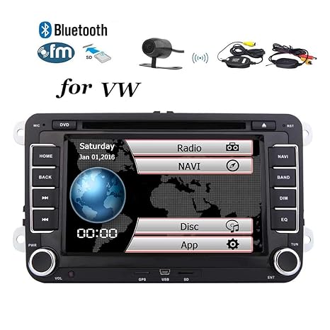 EinCar Estéreo Coche para la navegación GPS Volkswagen Jetta ...