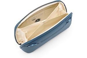 Peak Design Small Tech Pouch, Ocean, Electronics Organizer for Travel or Everyday Carry, Origami-Style Storage, Cable Pass-Th