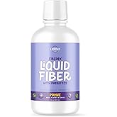 LLORENS PHARMACEUTICAL Liquid Fiber 15 Grams Soluble Fiber, No Sugar, Regularity and Soft Stools - Prune Flavor - 30 FL oz