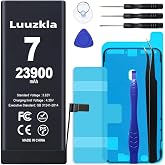 Luuzkla 23900mAh (New Upgrade) Battery Compatible with iPhone 7/7G, Super Capacity Battery Replacement Compatible with iPhone 7/7G, with Full Tool Kits-0 Cycle High Capacity-24 Months Service