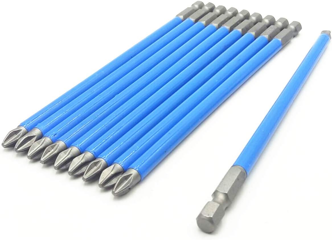 6.5mm PH2 Phillips Driver Bits Hex Shank Screwdriver 10 Pcs