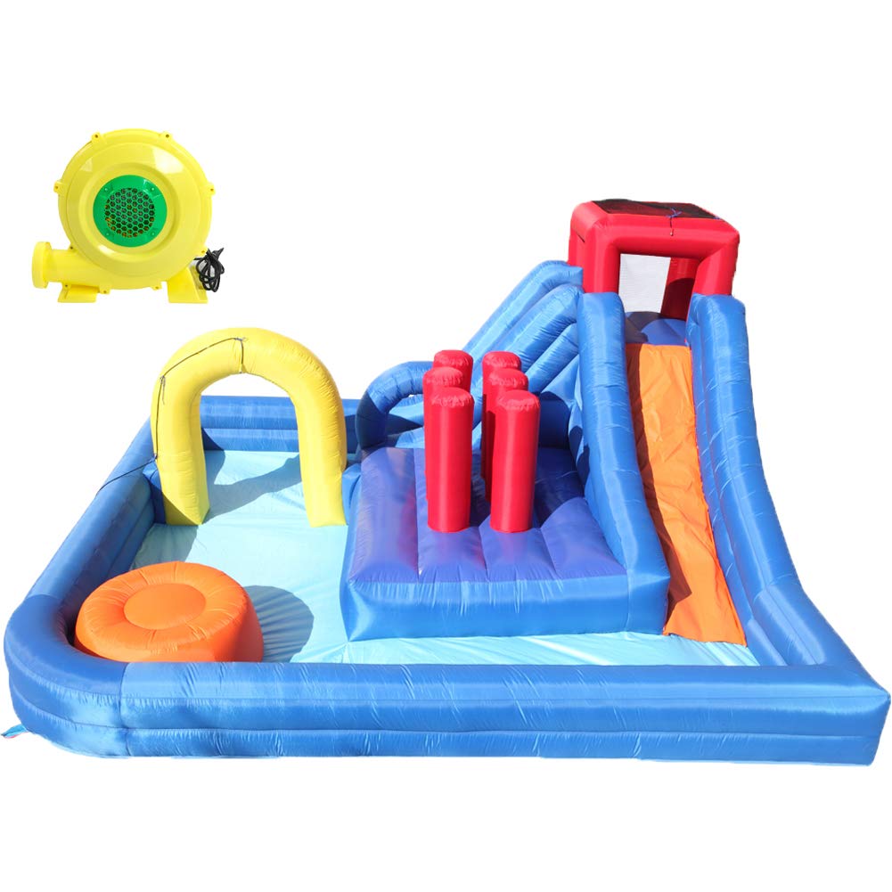Buy Inflatable Water Slide Bouncer Pool Water Slide Climber Castle 