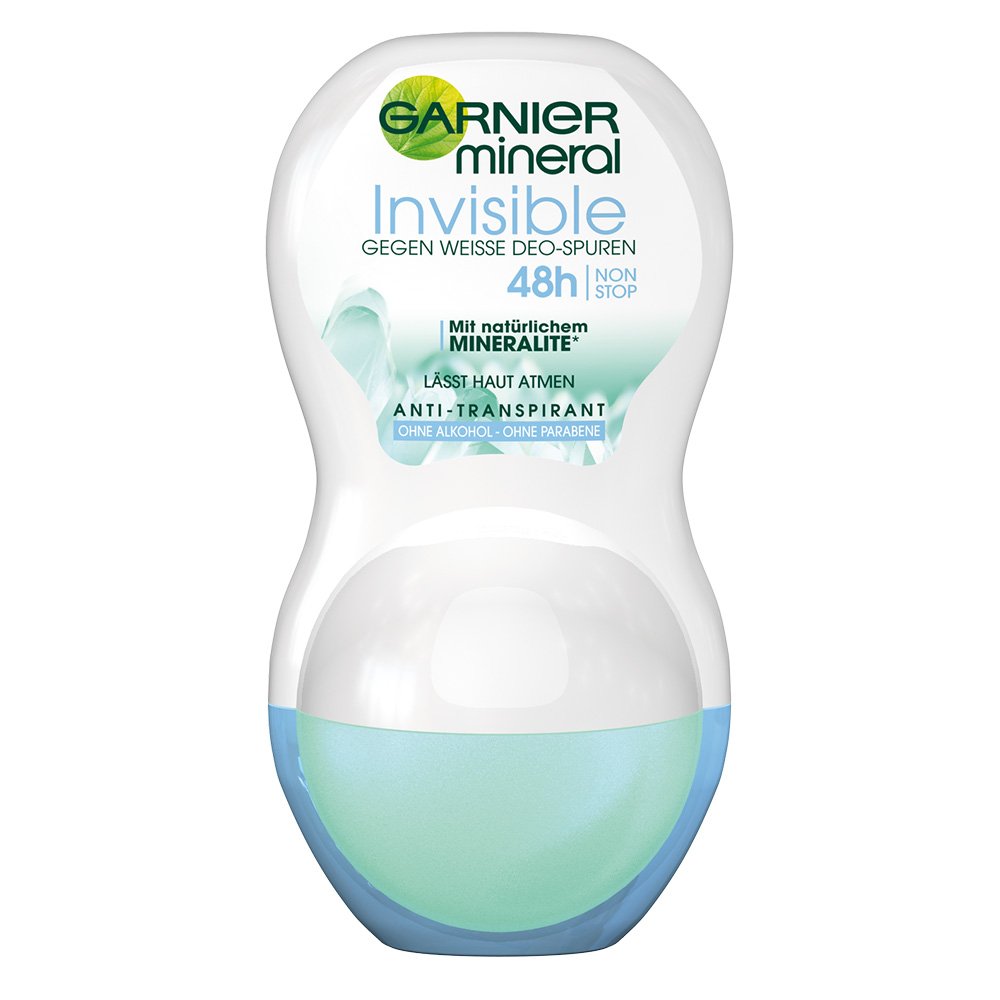 Garnier Invisible Black White Colors Antiperspirant Roll