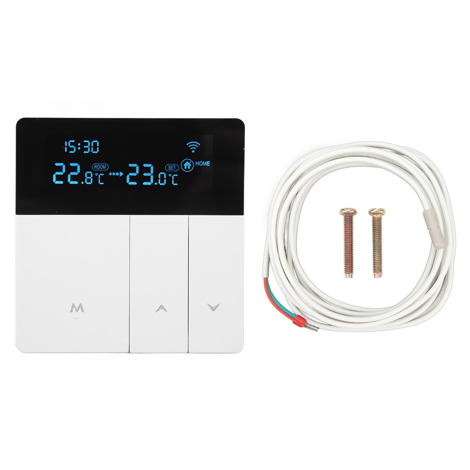 Intelligent Digital Thermostat for Home Heating System Wall Mounted Boiler Controller with LCD Display Programmable Temperature Settings and APP Control
