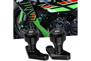 SUPER VICI MotorCycle Frame Sliders Fit For Ninja ZX-6R 2024 2025 | zx6r falling Protection ninja zx-6r Anti Collision 2024 zx6r Accessories Frame Sliders 2025 zx6r Accessory ninja BK