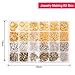ARTISTORE Jewelry Making Kit 900 Pcs Jewelry Making Supplies Kit Jewelry Findings Kit - Jewelry Repair Tools with Accessories, Beading Wires and Threads-3 Colors, 24 Different Styles Jewelry Findings