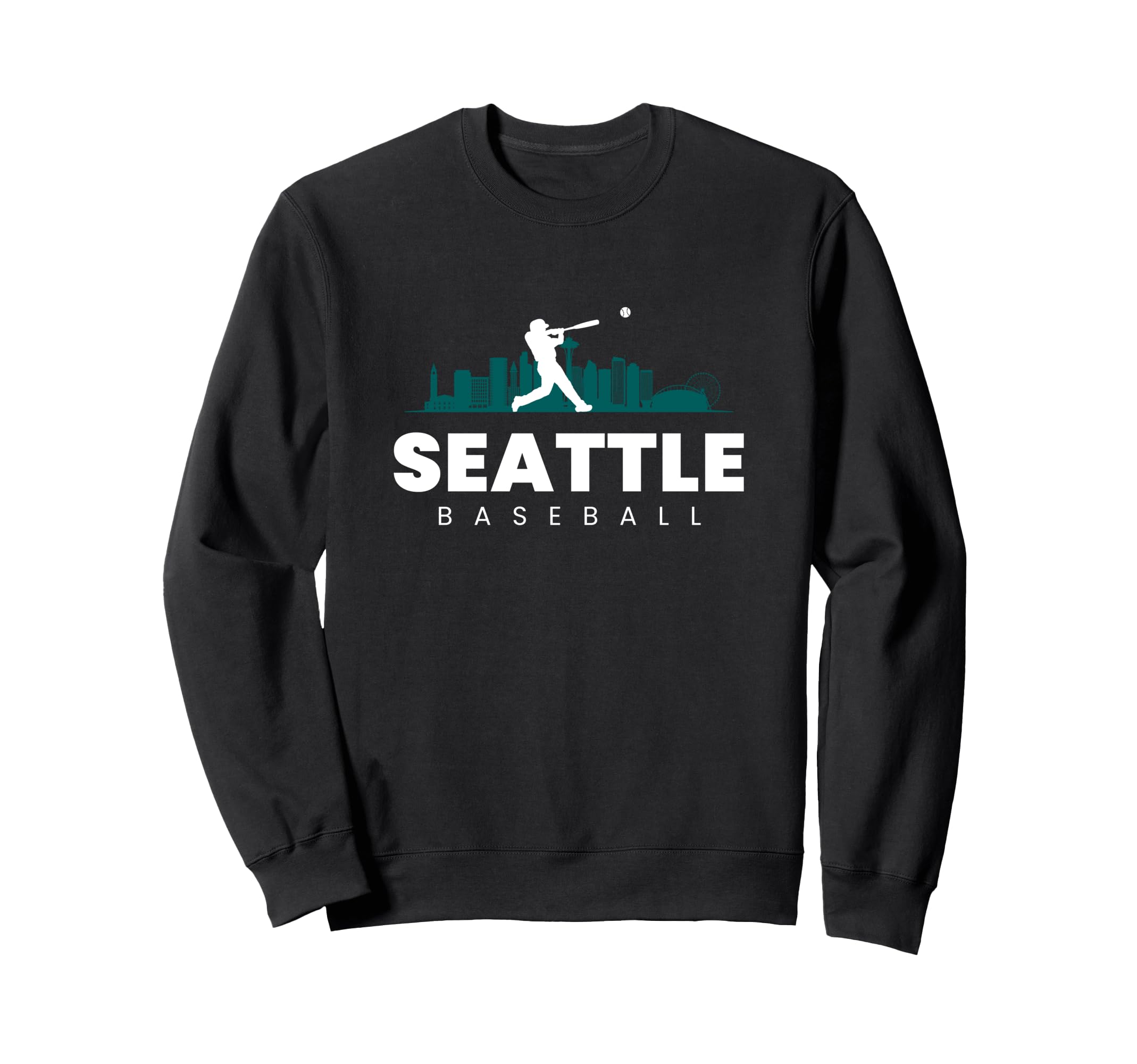 Photo 1 of * blue* Seattle Baseball Vintage Minimalist Retro Baseball Lover Sweatshirt small