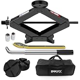 Scissor Jack 3 Ton, 4.1"-18.3" Lifting Car Jack, Heavy Duty Car Jack Kit, Portable Tire Changing kit with Lug Wrench, Tire Jack Tool for Car SUV MPV