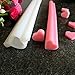 Biowow 2 Pack Round Tube Soap Mold 1000ML Column Silicone Soap Candle Molds Heart Shape Embed Soap Making Supplies Tools