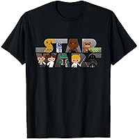 Amazon.com: Star Wars Characters Pixelated 8-Bit T-Shirt