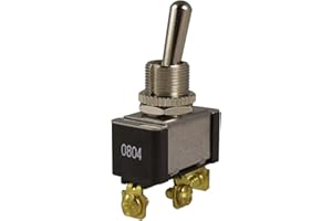 Gardner Bender GSW-13 Heavy Duty Electrical Toggle Switch, SPDT, ON-OFF-ON, 20 A/125V AC, Screw Terminal