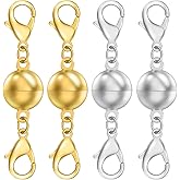 Dailyacc Bead Necklace Clasps and Closures Clasp for Jewelry Converters and Bracelet Extender