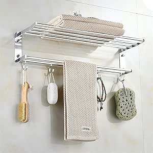 RXF Estante De Toalla,Toallero De Baño Barra De Toalla Pared ...