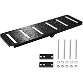 Venussar Boat Trailer Tongue Walkway Platform, Folding Design | Heavy Duty Steel Material, Boat Trailer Step Platform, Easy Bolt-On Installation