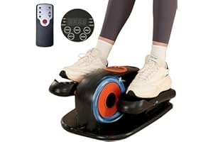 HOTSWEAT Under Desk Elliptical Exercise Machine, Foot Massager Electric Seated Pedal Elipse with Remote Control, Quiet Ellipse Leg Exerciser as Seen on TV for Seniors, Bike Stepper