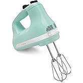 KitchenAid 5 Ultra Power Speed Hand Mixer - KHM512, Ice Blue