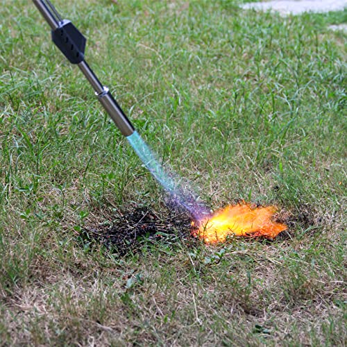BLUEFIRE 38" Long Propane Weed Torch 50K BTU Trigger Start Self
