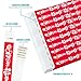 500 WristCo Red Hawaiian Flower Tyvek Wristbands for Events - Comfortable Tear Resistant Paper Bracelets ID Wrist Bands for Concerts Festivals Admission Party Identification