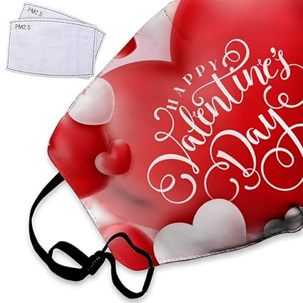 Valentines Day Romantic Love Red And Pink Heart Shape Dust