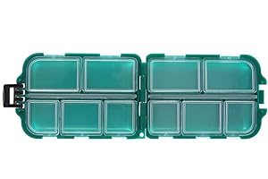 Reusable Plastic Box Fishing Tackle Box Small Accessory Box Square Fishhook Box and Fashion Processing