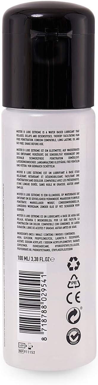 Mister B LUBE Extreme - Desensitising Water Based Lubricant, 100 ml, 100 ml (Pack of 1) - Image 3