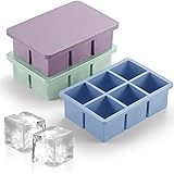 Nax Caki Ice Cube Trays 3 Pack - Large Size
