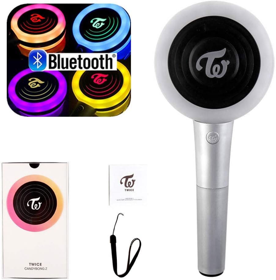 Twice Light Stick Version 2 Candy Bong Girls Torch, Kpop Concert Light Stick/Cheering Light (Bluetooth)