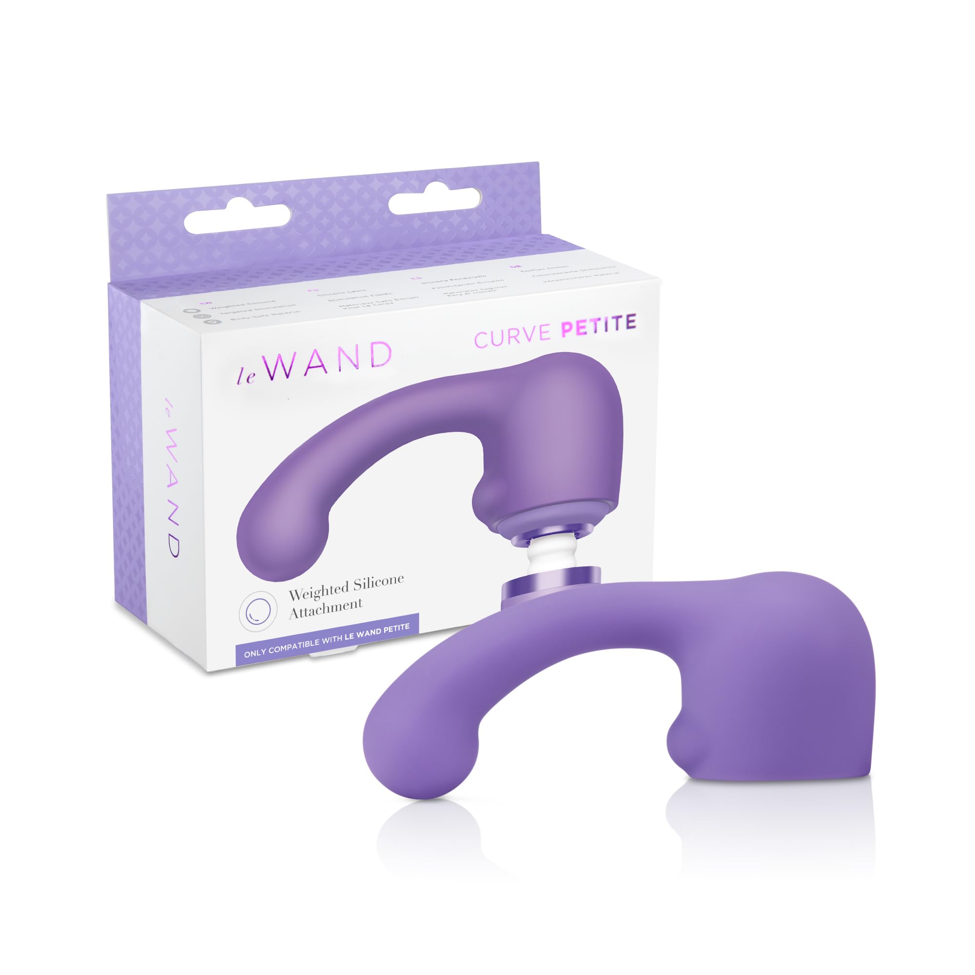 COTR Inc. - Le Wand Petite Accessories - Curved Silicone Sleeve - Purple