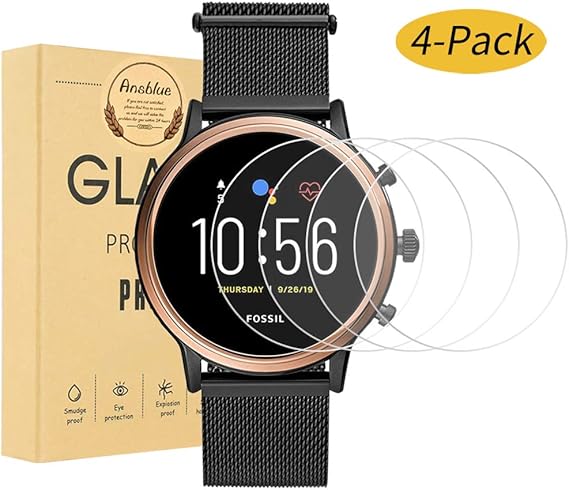 fossil gen 4 smartwatch tempered glass