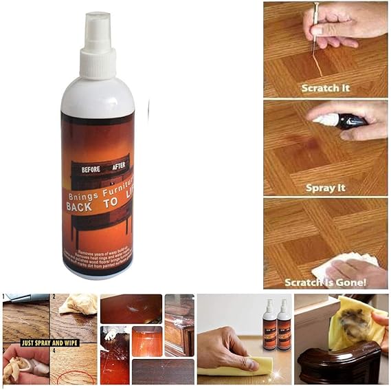 Instant Fix Wood Scratch Repair Spray Paint Scratch Cover Scratch Remover Natural Restorer Wood