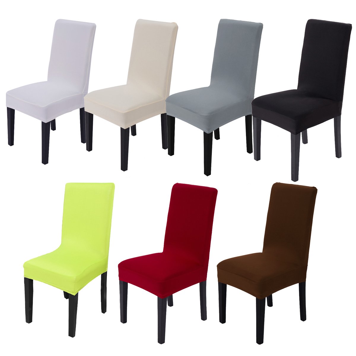 Vinteky® Funda para silla de salón,Fundas elasticas y lavables para